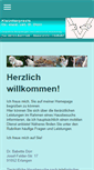 Mobile Screenshot of kleintierpraxis-erlangen.de